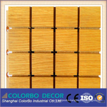 Acoustic Properties Square Wooden Timber Acoustic Panel